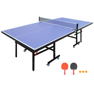 Jeux d'intérieur, ensemble de tennis de table de taille moyenne de 8 pieds, pliable et portable - Product Image 1