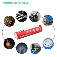 Batterie ultrafire 18650 4200mAh 3.7V Li-ion batterie Rechargeable haute capacité lampe de poche LED appareil photo numérique