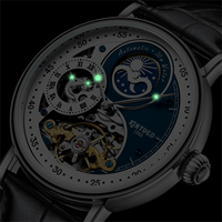 Benutzer definiert Ihr eigenes Logo KINYUED J116 Uhren Relojes Fashion Wrist Luxus Herren Wasserdichte Montre Automatische mechanische Uhr für Herren
