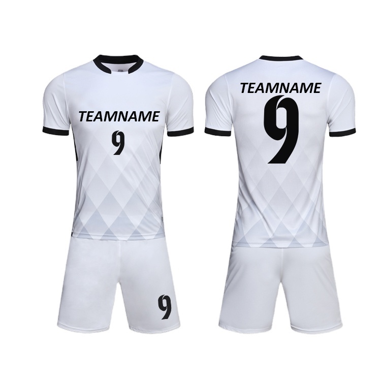 Football Jersey Black And White China 
