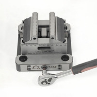 DEJIACNC GDS78-108 Mini étau de fraisage CNC manuel auto-centrant avec une largeur de mâchoire de 78 mm, haute précision, acier 42CrMo