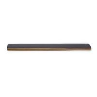 Repose-poignet pour clavier en cuir noir confortable Samdi, coussin en mousse à mémoire de forme, support pour souris pour le bureau