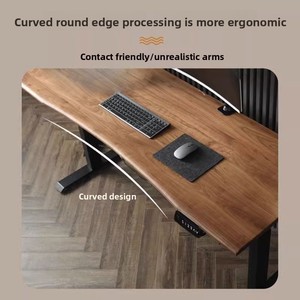 Thiết kế hiện đại điện bàn làm việc dài rắn gỗ eSports Bàn máy tính thông minh Bàn văn phòng - Product Image 3