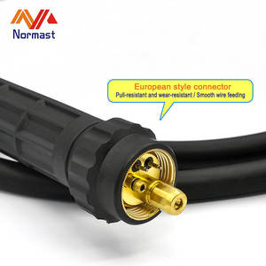 الشعلة اليورو 15AK ميج لحام تبريد الهواء 3m كابل CO2 متوافق مع مجموعة كاملة بندقية لحام الصناعية مع الرصاص 3 متر - Product Image 4