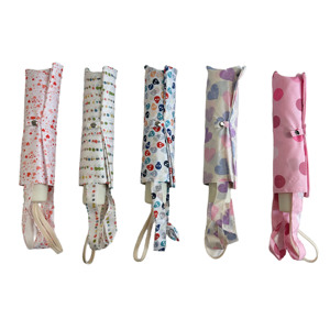 Sombrilla de Fibra de Vidrio con Bolsa, 6 Varillas, Protección UV, Diseño Plegable en 3, Doble Uso, para Mujeres y Regalos Empresariales - Product Image 2