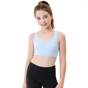 Soutien-gorge de sport pour femme grande taille, dos croisé et ouvert, à bretelles, léger, séchage rapide, respirant, couleur nude - Product Image 2