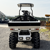 Mini-dumper sur chenilles haute performance Mountain Raise Diesel 2 tonnes avec chargeur frontal