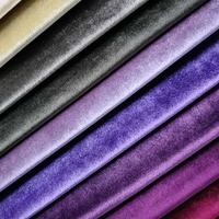Tissus italiens en velours 100% polyester, étoffe vintage pour meubles de maison
