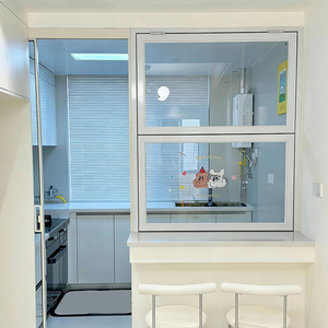 Porte de balcon en verre et aluminium à levage vertical rétractable Yuantai, style américain, fenêtre à simple levage pour la maison - Product Image 2
