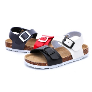 Sandalias de suela de corcho Bio para niños pequeños, zapatos de suela de corcho con cuero de vaca suave, estilo <span class=keywords><strong>Birken</strong></span> para cama de pie - Product Image 2