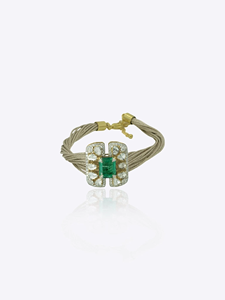 Pulsera Glinting Hive, Elegante y Lujosa, Hecha a Mano por Diseñadores, Inspirada en la Panal de Abejas, con Patrón Geométrico - Product Image 4