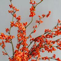 Neue chinesische Rattan-Blumen im Winterjasmin-Stil für Heimdekoration & Outdoor-Fotografie-Requisiten