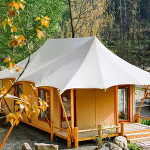 Verre de luxe en plein air safari glamping <span class=keywords><strong>yourte</strong></span> tente de villégiature avec salle de bain à vendre - Product Image 6