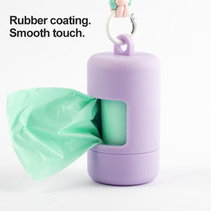 Dispensador de bolsas de basura para mascotas duradero portátil respetuoso con el medio ambiente con logotipo personalizable para caminar fácilmente al perro - Product Image 1