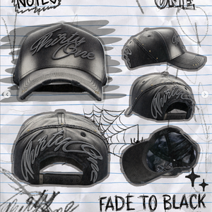 หมวกแก๊ป Gorras El Barbas ปักลาย Rich Forever หมวกเบสบอลผ้าหนังกลับ 5 ชิ้น ทรงโค้ง ปีกโค้ง สไตล์วินเทจ หมวกหนวดเครา ของแท้ ขายส่ง - Product Image 3