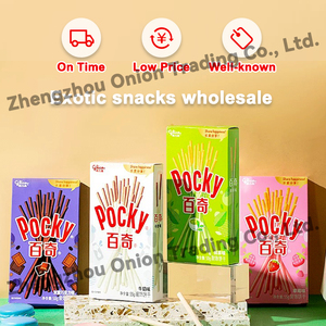 Venta al por mayor de aperitivos exóticos Pocky Sticks barras de chocolate, barras de cacao Glico Pocky embalaje chino etiquetas personalizables - Product Image 2