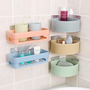 Estante de Almacenamiento Rectangular para Baño, Montado en la Pared, Sin Necesidad de Perforación, para Artículos de Cuidado Personal - Product Image 2