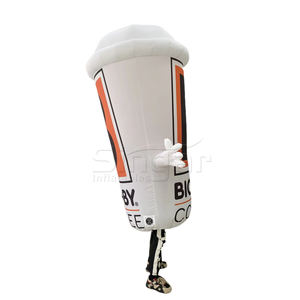 Costumes gonflables géants de tasse de café de la publicité de logo personnalisé pour des adultes - Product Image 6