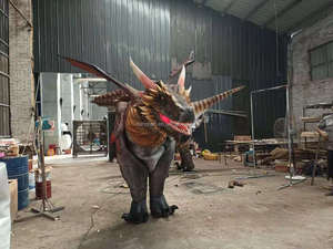 <span class=keywords><strong>Disfraz</strong></span> de <span class=keywords><strong>dinosaurio</strong></span> animatrónico de tamaño real, traje de Mascota de <span class=keywords><strong>dinosaurio</strong></span> vestible para <span class=keywords><strong>alquiler</strong></span> - Product Image 2