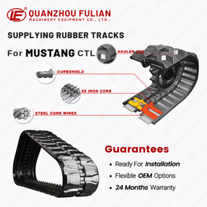 Fulian בניית מכונות הנעה חוסך עבור מוסטנג MTL 16 316 מסלול מטעין מסלול רולר סבבת בטלן גומי מסלול - Product Image 5