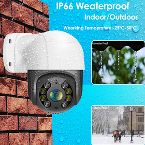 Caméra IP PTZ POE 8MP 4K, <span class=keywords><strong>kit</strong></span> NVR CCTV 4 canaux avec 4 caméras PTZ et vision nocturne infrarouge - Product Image 2