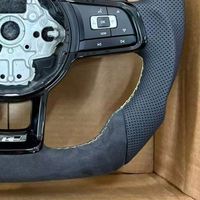 Leder-Lenkrad für VW Volkswagen Golf R 5 6 7 7.5 MK5 MK6 MK7 7.5 CC GTI MK7.5 Jetta Passat GTE R Polo GTI