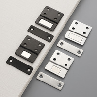 Loquet de porte magnétique adhésif en métal ultra fin pour tiroir de placard de cuisine