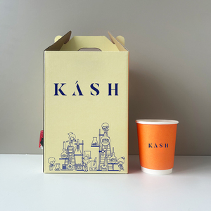 Dùng Một Lần Máy Rút Cà Phê Để Đi Uống <span class=keywords><strong>Container</strong></span> Hộp Cách Điện Hot Đồ Uống Tàu Sân Bay Bên Phục Vụ Cà Phê Hộp Với Xử Lý - Product Image 2