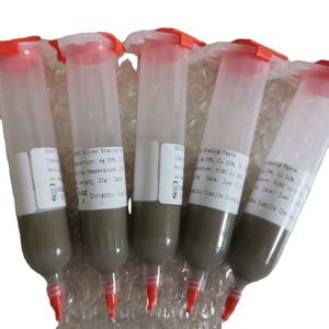 Pâte à souder argentée 100g avec <span class=keywords><strong>seringue</strong></span> à <span class=keywords><strong>flux</strong></span> pour le soudage à la flamme en acier inoxydable - Product Image 1