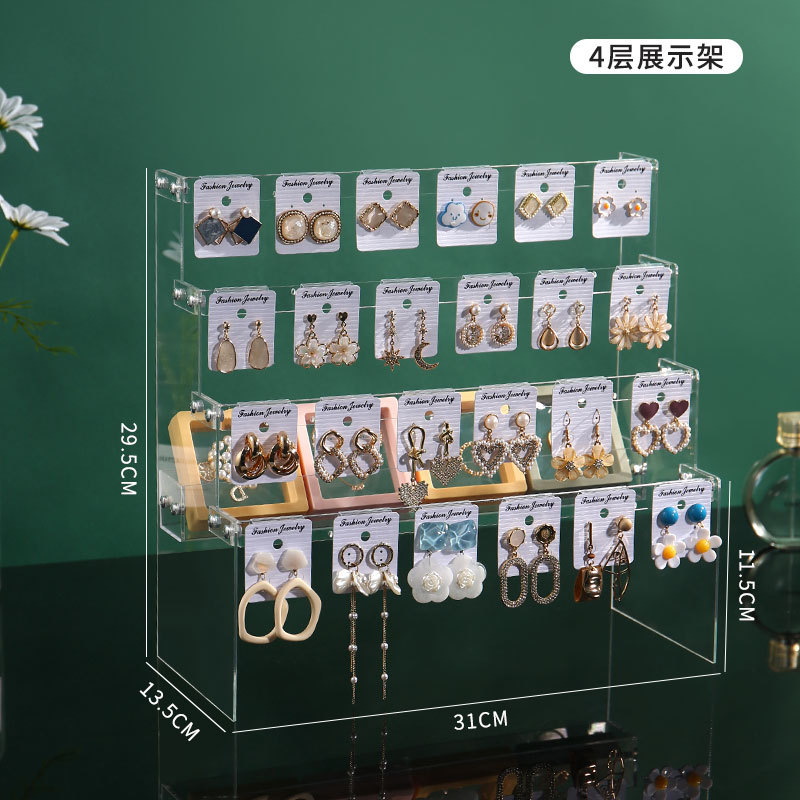 Transparent four-layer design with 28 hook cards included