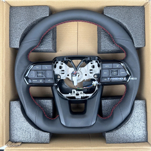 Volante de Fibra de Carbono y Madera en Stock para Toyota Land Cruiser LC300 200 120 70 79 100 105 200 Series Vxs GR 2004 - Product Image 5