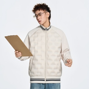 Chaqueta de Plumón Casual para <span class=keywords><strong>Hombre</strong></span>, Estilo <span class=keywords><strong>Bomber</strong></span>, para Invierno, con Forro Térmico, Gruesa, Cálida, Resistente al Viento y al Agua - Product Image 3