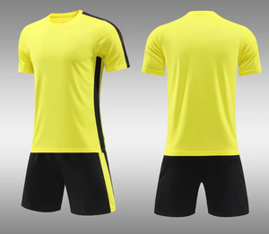 Men's Black <b>White</b> Striped Soccer Jersey Short Sleeve Moisture Wicking Football Shirt Team Uniform Sports Kit Regular Fit - Product Image 4