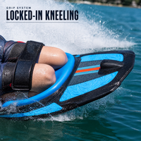 Planche à genoux remorquable en gros pour jet ski et bateau rapide, planche à genoux aquatique légère en LLDPE pour le kneeboard des jeunes et des adultes