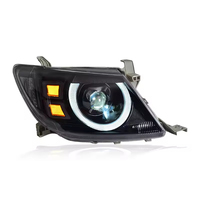 Kit de mise à niveau des phares pour Toyota Hilux 2008-2011, avec lentille à double faisceau, DRL LED et clignotants, pour une visibilité nocturne améliorée
