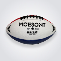 Ballon de football américain de taille officielle 6 et 7, en cuir composite PU durable, logo personnalisé de haute qualité, pour les jeunes et les juniors