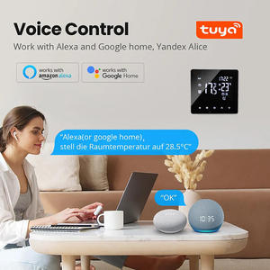Thermostat de chauffage au sol intelligent Tuya WiFi pour radiateurs électriques avec commande vocale, <span class=keywords><strong>compatible</strong></span> avec <span class=keywords><strong>Google</strong></span> <span class=keywords><strong>Home</strong></span> - Product Image 2