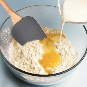 ชุดอุปกรณ์ทำขนม6ชิ้น,ไม้บีช & ซิลิโคนสำหรับทำอาหาร/ขนมพาย/ไม้พาย/ช้อน/ไข่ปัด/แปรงน้ำมัน - Product Image 2