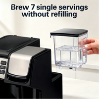 Machine à café multifonctionnelle pour la maison, minuterie programmable, réservoir d'eau de grande capacité, plusieurs options de service individuel