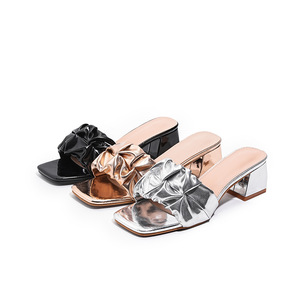 Sandali estivi con fiocco, scarpe da spiaggia casual, <span class=keywords><strong>ciabatte</strong></span> da <span class=keywords><strong>donna</strong></span>, pantofole da <span class=keywords><strong>casa</strong></span>, con suola morbida antiscivolo. - Product Image 4