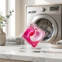 Lessive en dosettes parfum Rose Romantique 20g Nettoyage en profondeur Élimination des taches OEM ODM Marque Privée