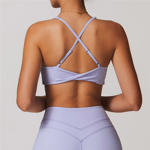 Venta al por mayor Sujetador deportivo Correr Yoga Fitness Sujetador a prueba <span class=keywords><strong>de</strong></span> golpes Ropa <span class=keywords><strong>de</strong></span> <span class=keywords><strong>mujer</strong></span> Gimnasio Correa <span class=keywords><strong>de</strong></span> hombro ajustable Ropa interior atlética - Product Image 3