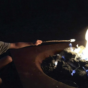 Outdoor <b>Fire</b> <b>Pits</b> <b>Gas</b> Burning Brazier Ball - Corten Steel, Perfect for Barbecue & Outdoor Relaxing - Natural <b>Gas</b> Option - Product Image 4