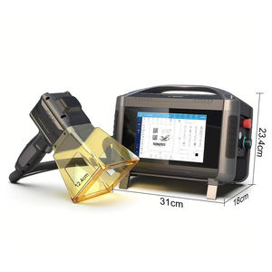 MAX 섬유 휴대용 레이저 마킹 기계 100*100mm 렌즈 새로운 조건 클래스 <span class=keywords><strong>4</strong></span> 배터리 지원 DXF PLT BMP 그래픽 형식 - Product Image 4