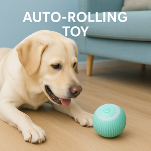 Bola penggoda kucing sensor cerdas mode Modern berputar otomatis desain tahan gigit anti-tabrakan mempercepat interaksi kucing untuk anjing - Product Image 2