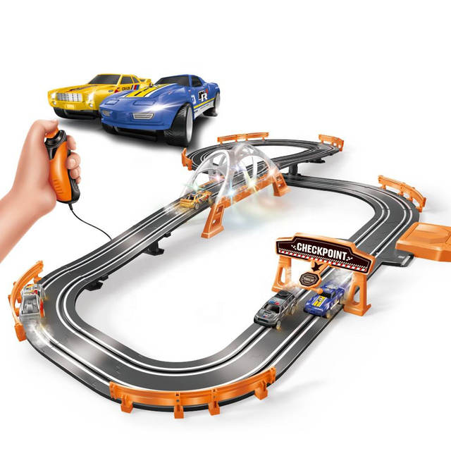 2025 Drift Rc Car Track Toy Kids Educational Diy Assembly Electric orbit Vehicle 1/64 Scale Mini Car Racing Track with Lights