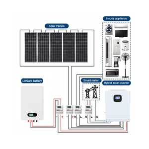 High Efficiency All in One <b>48V</b> Lithium <b>Battery</b> 10-20Kw Solar Board Home Energy Power Storage System off Grid CAN - Product Image 4