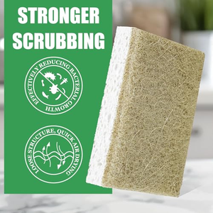 Eco Friendly <b>Sponges</b> for Dishes <b>Natural</b> Cellulose Coconut <b>Sponge</b> Kitchen Scouring Pads Scrubbers - Product Image 5