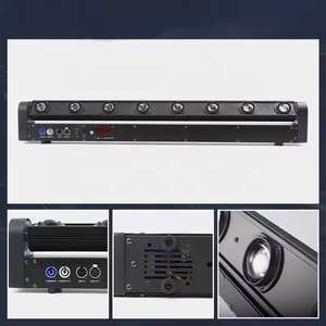 Luz Móvil de Cabeza Láser de Aleación de Aluminio de 8 Ojos RGBW 4 en 1 de 10W |   Proyector 2 en 1 con Efecto Wash Beam, IP20, 18000 Lúmenes, CRI 95, para Conciertos, Bares y Clubes - Product Image 5