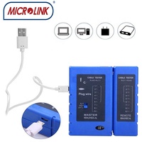 Testeur de câbles réseau PoE double alimentation RJ45 RJ12 RJ11 avec lampe torche, compatible CAT3/CAT5/CAT6, certifié CE/ROHS